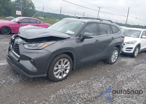 2021 Toyota Highlander Limited из США, поврежденный, VIN 5TDYZRAH7MS053699